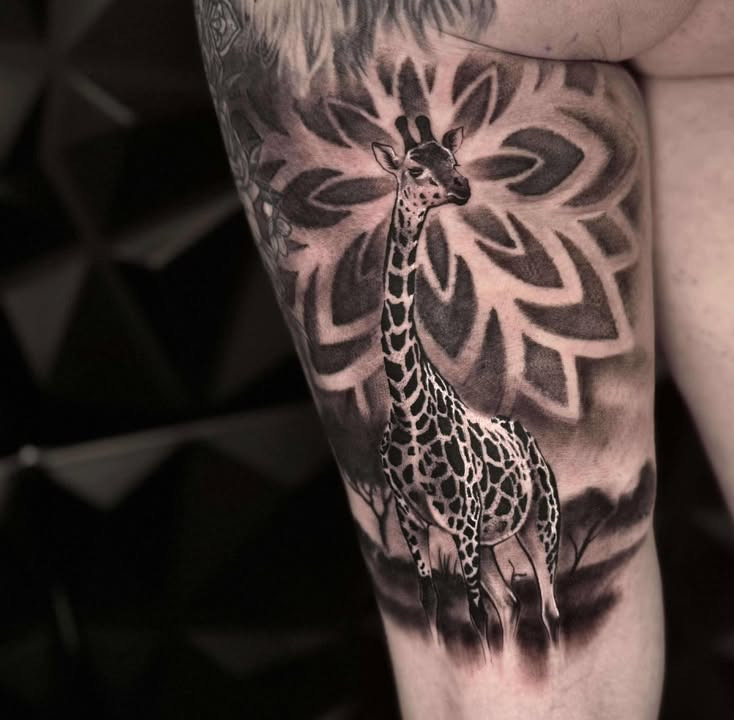 Hos Din Tatovør præsenterer unik blanding af natur og geometri i tatoveringskunst af Andrej