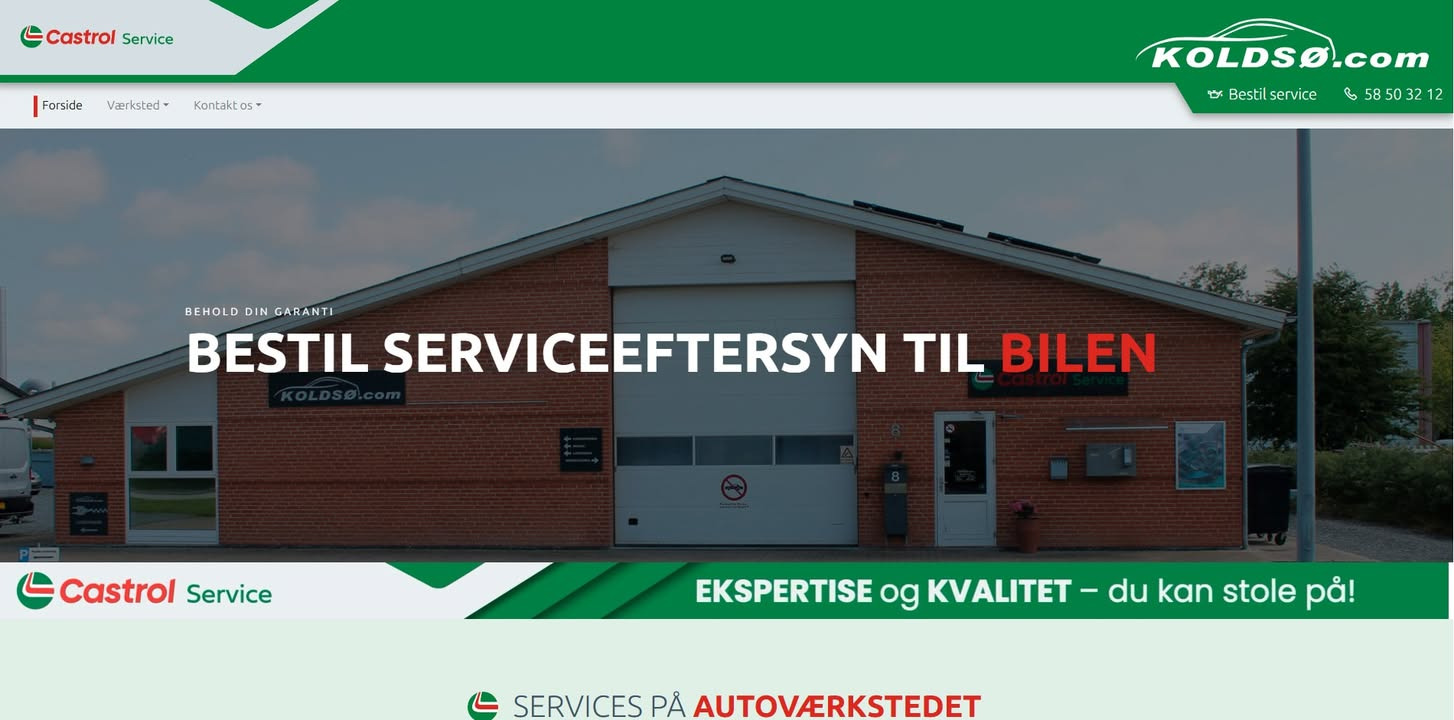KOLDSØ AUTOTEKNIK ApS lukker biludlejning og bliver certificeret Castrol Service værksted