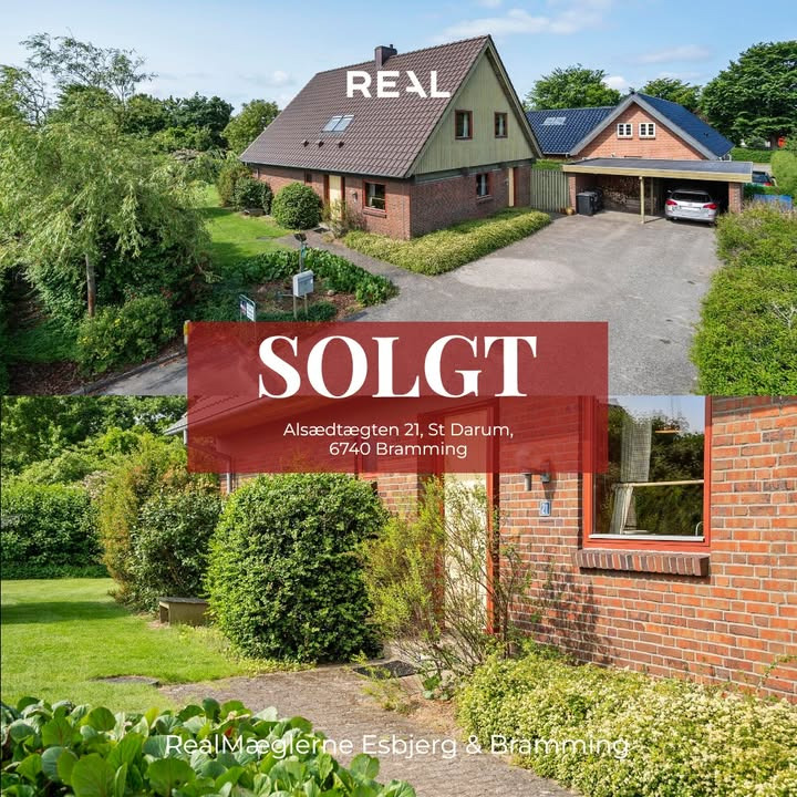RealMæglerne Esbjerg og Bramming fejrer endnu et boligsalg i St Darum