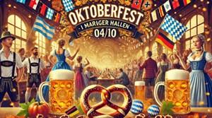 Festlig aften med helstegt pattegris i Mariager-Hallen