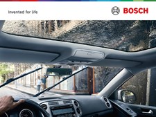 Bosch Car Service hos AUTO TEKNIK A/S anbefaler nye vinduesviskere for bedre udsyn i regnvejr