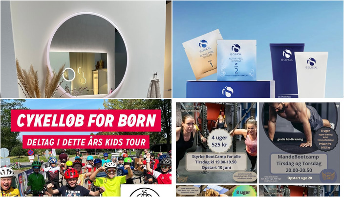 Nyt fra LeneS, Fri BikeShop Vejle, Top Clinic v/Else Møller Larsen og 1 anden