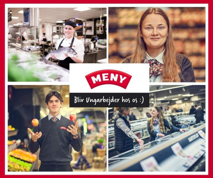 Meny Hjerting søger ungarbejdere til delikatesse, frugt & grønt, kolonial og kassen