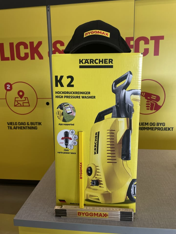 Byggmax Vejle lancerer konkurrence om h&#xF8;jtryksrenser og merchandise