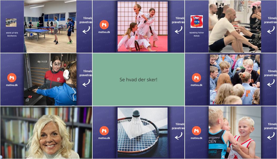 Kom i form i Nykøbing F: Bordtennis, Karate og meget mere!