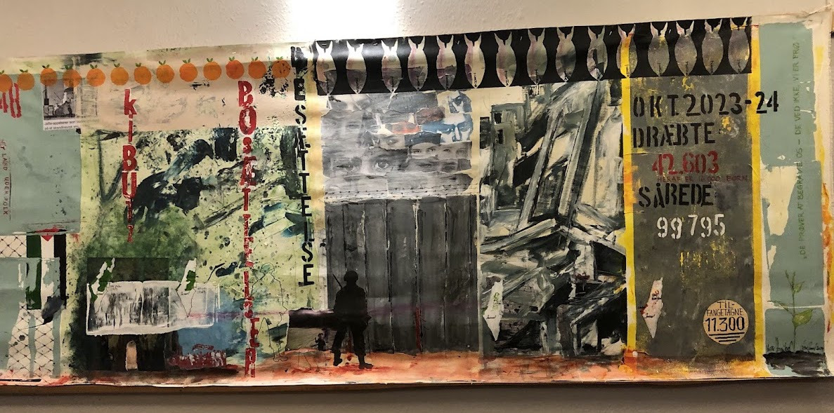 Kunstudstilling om Palæstina på Café Oskar