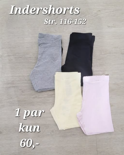 Børneshoppen Brønderslev har indershorts til sommeren fra str. 92
