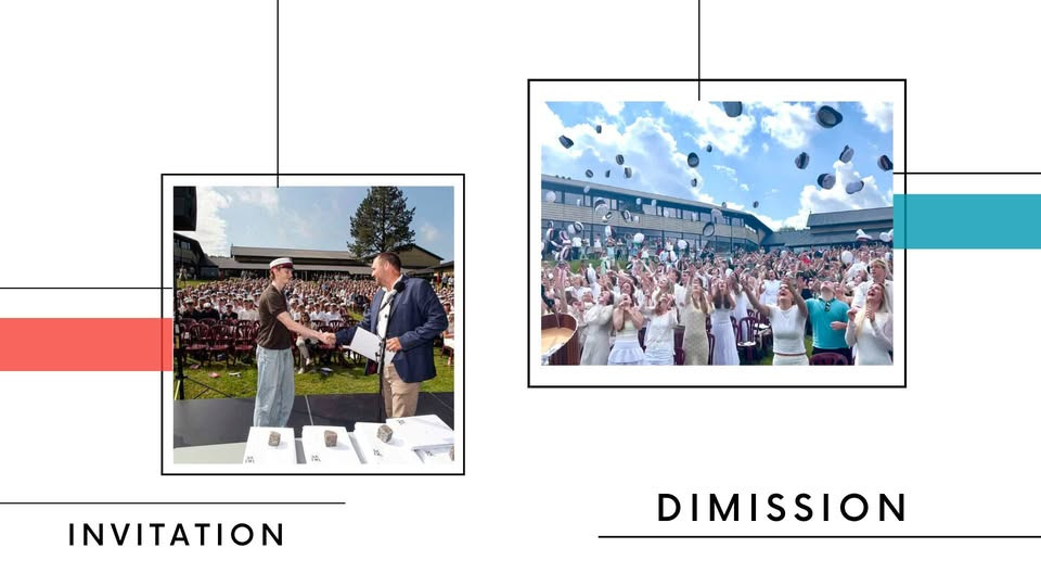 Dimission fejres i Slugten på Skive Gymnasium