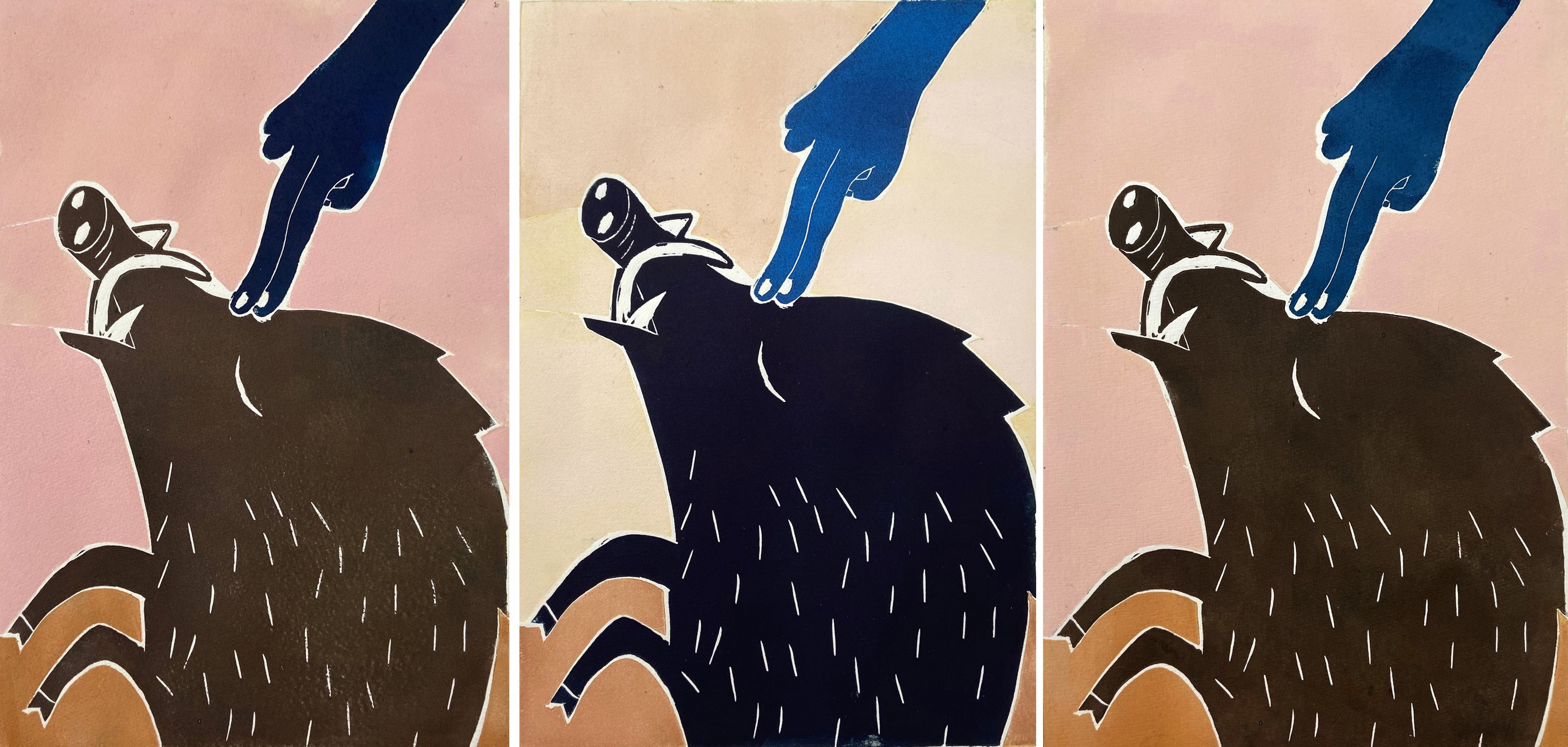 Kreativ linoleumstryk-workshop i Skanderborg