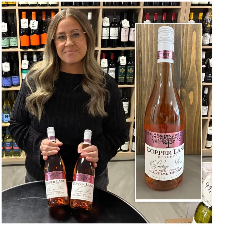FREDERICIA VINHANDEL sælger Cooper Lane Pinotage Rosé til 50 kr. pr. flaske