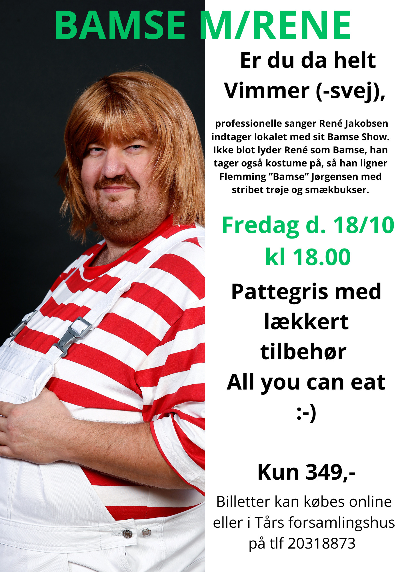 Bamseshow med René Jakobsen: En aften med Bamses største hits