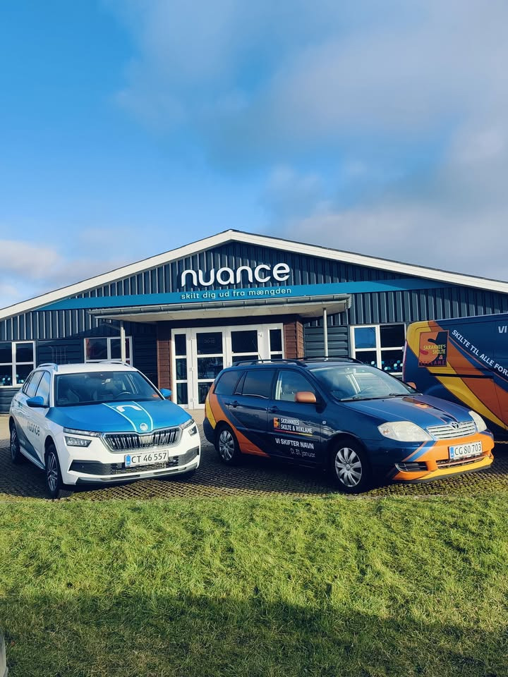 Skrannies Skilte & Reklame ApS afslører nyt navn: Nuance - skilt dig ud fra mængden