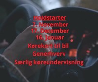 Sands Køreskole annoncerer årets sidste holdstarter i november og december 2024