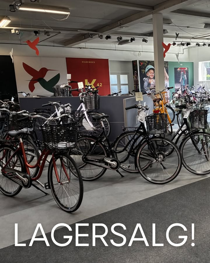 Spar op til 46% på outlet cykler hos Lagersalg.com