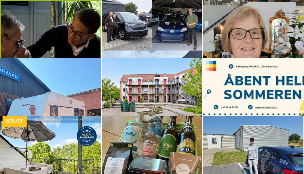 Nyt fra Nordbyens Køreskole v/ Bjarne M. Behrenthz, NYT SYN Kirkegade, KILDE BILER og 13 andre