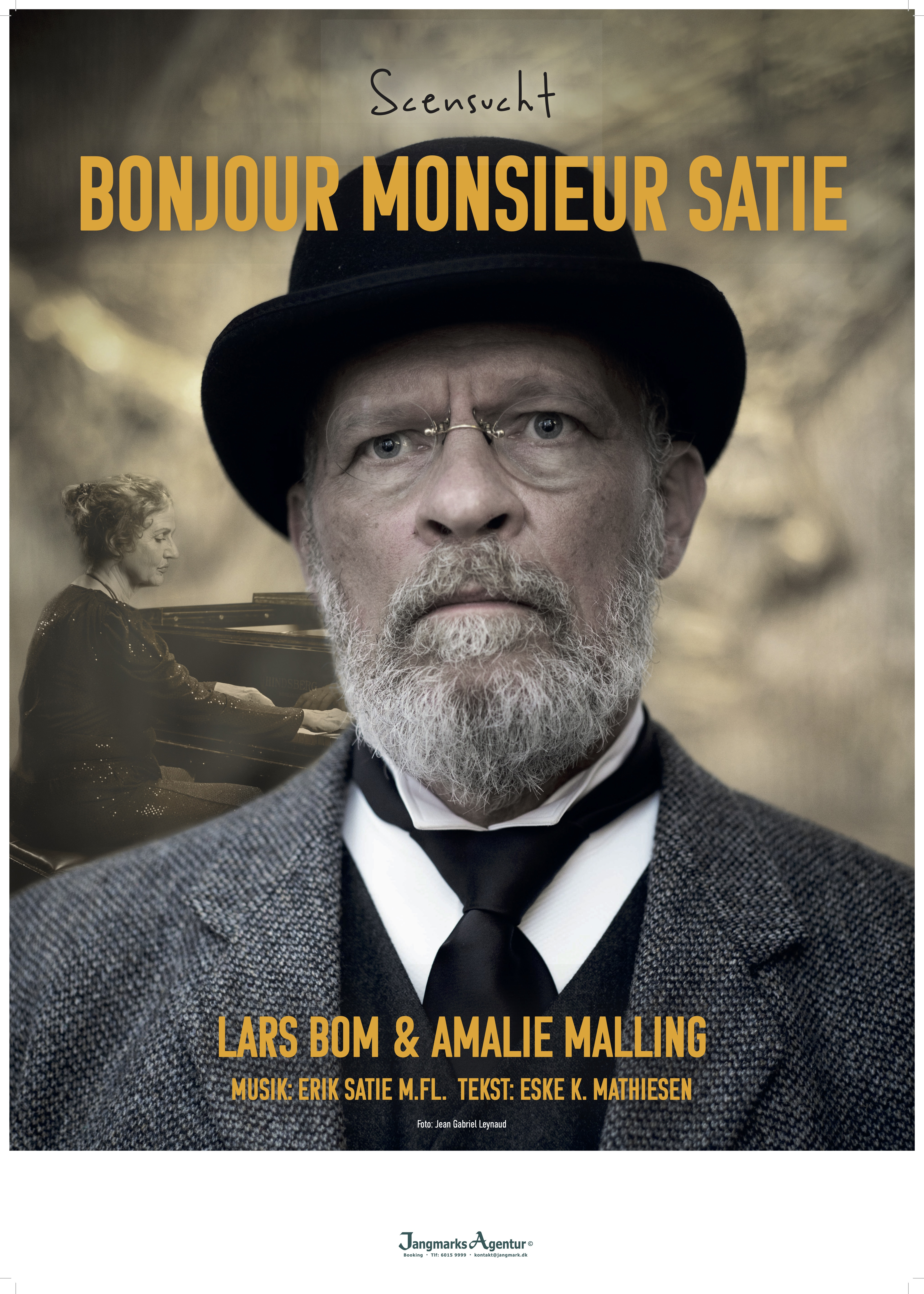 Koncertteater om Erik Satie på KulturStationen Skørping