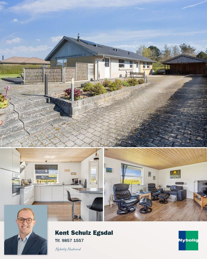 Nybolig Hadsund præsenterer: Mulighedsrig villa til familieliv i Hadsund Syd