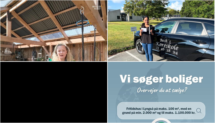 Nyt fra Mæglerhuset Sæby, Nybolig Sæby A/S, Bech's Køreskole og 1 anden