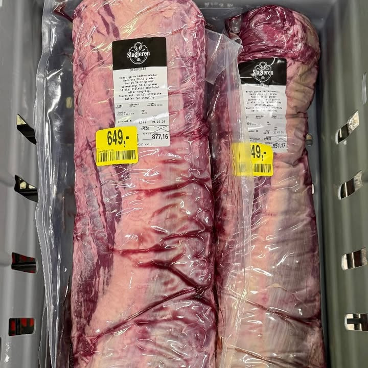 SuperBrugsen Hammerum tilbyder hel oksefilet til specialpris