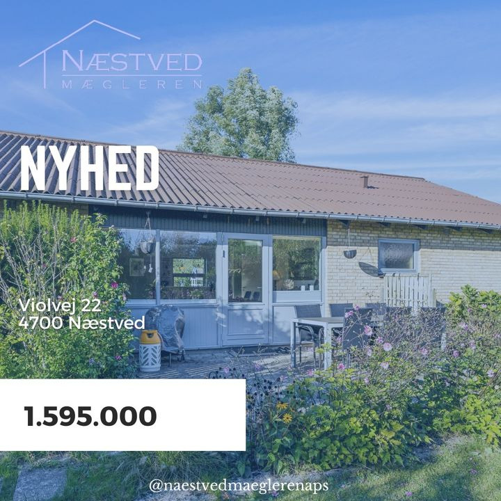 Næstved Mægleren ApS præsenterer 60'er-villa på Violvej med plads til børnefamilien