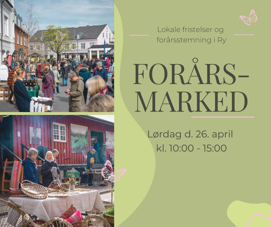 Forårsmarked i Ry: En dag med fællesskab og oplevelser