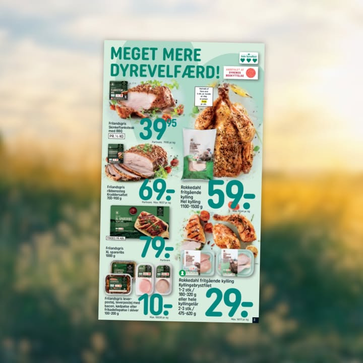 Rema1000 Gærumvej fremhæver dyrevelfærd med lokalt anbefalede produkter