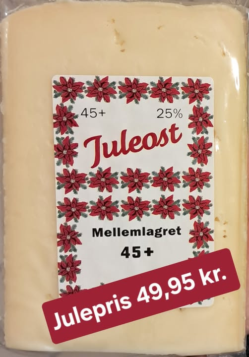 SPAR Valsgård tilbyder mellemlagret Mammen juleost til specialpris