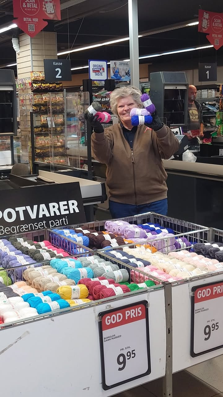 Hanne inviterer til stor garnfest i Meny Als med tilbud på bomuldsgarn