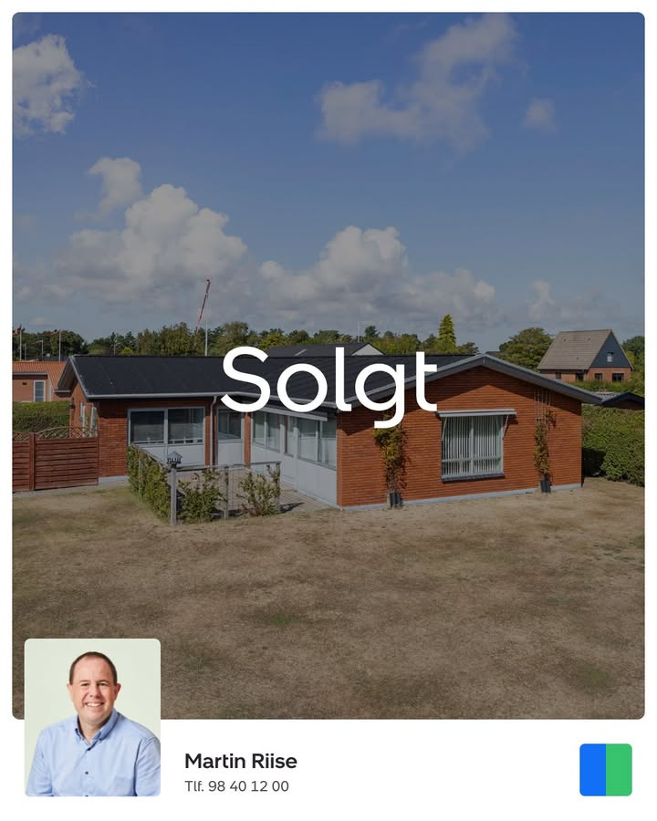 Nybolig Sæby A/S melder Toftevænget 29 i Sæby solgt