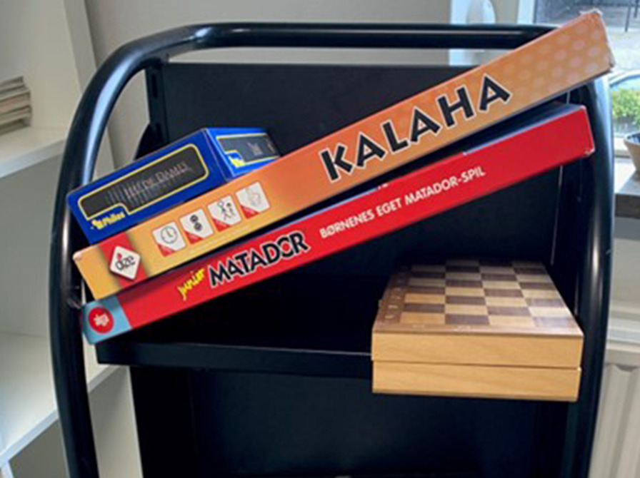 Strikkecafé og brætspilshygge på Kristrup Bibliotek