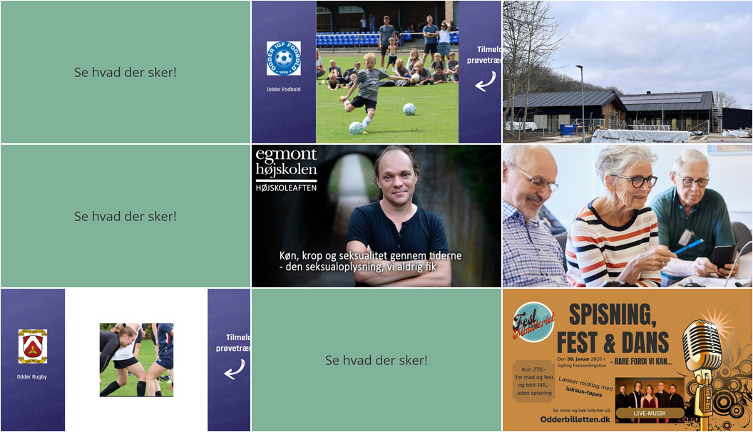 Hvad sker der i Odder den kommende uge?