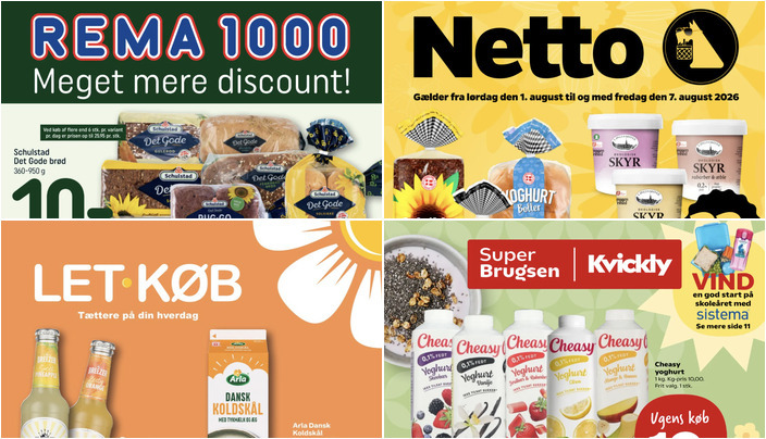Få Breezer til kun 10 kr. og Cheasy yoghurt til 10 kr. - Se de lokale dagligvaretilbud