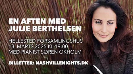 Musikalsk aften med Julie Berthelsen i Hellested