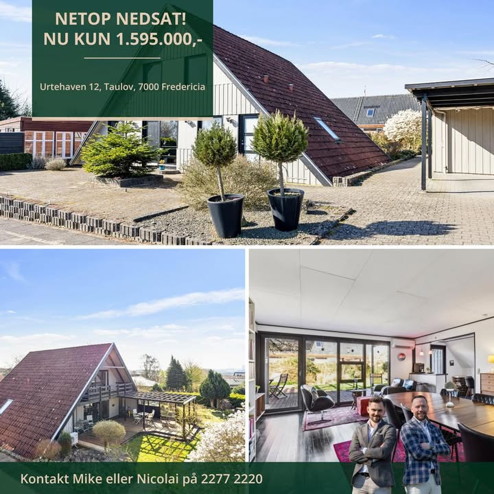 Ejendomsmægler Mike Andersen præsenterer unik villa til salg på Urtehaven 12, 7000 Fredericia