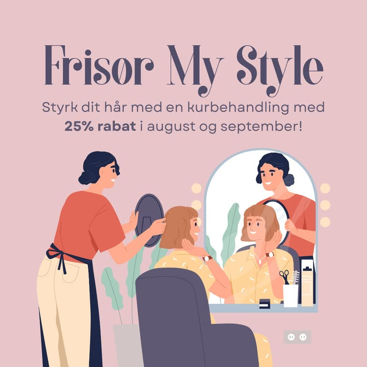 Spar 25% på kurbehandling hos My Style i august og september