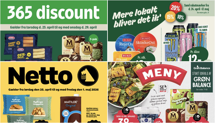 Steff Houlberg pølser til 20 kr. og Gestus Pizza til 20 kr. - se de lokale tilbud i Sæby