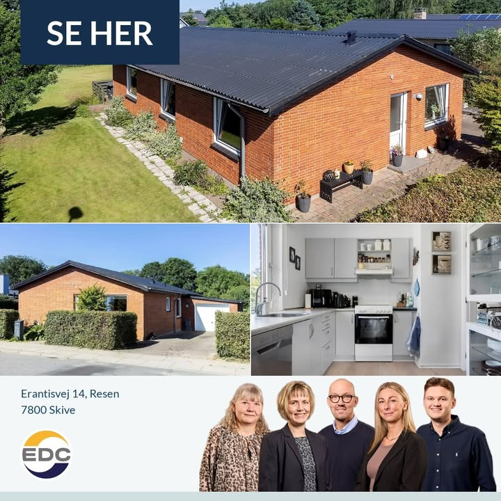 EDC Skive I/S fremhæver attraktiv villa i Resen med digital fremvisning