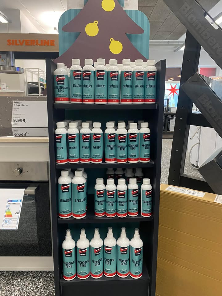 Skousen Thisted tilbyder 3 rengøringsprodukter for kun 129 kr den 21. februar 2025