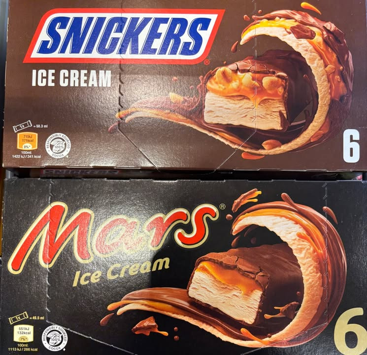 Meny Hobro tilbyder Mars eller Snickers-is til skarp pris