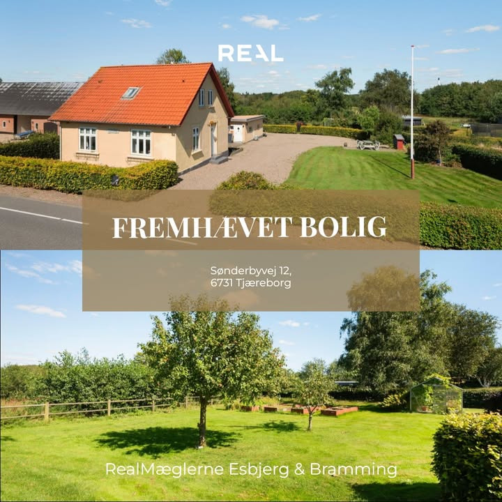 RealMæglerne Esbjerg og Bramming fremhæver villa med plads til heste i Tjæreborg