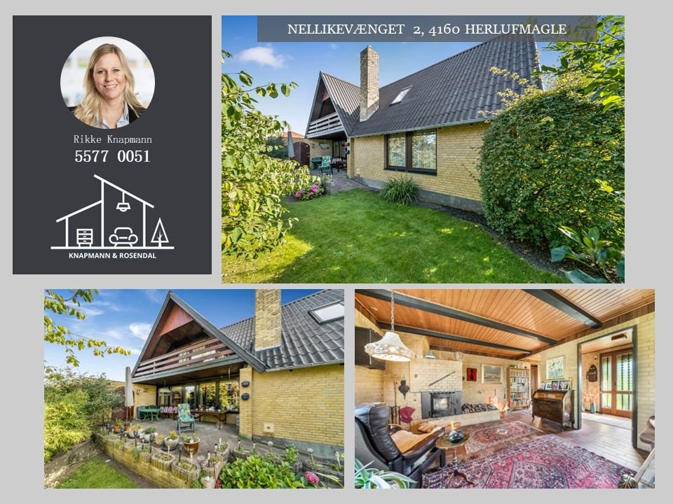 Oplev ægte 70'er charme i velbevaret villa i Herlufmagle med Knapmann & Rosendal ApS