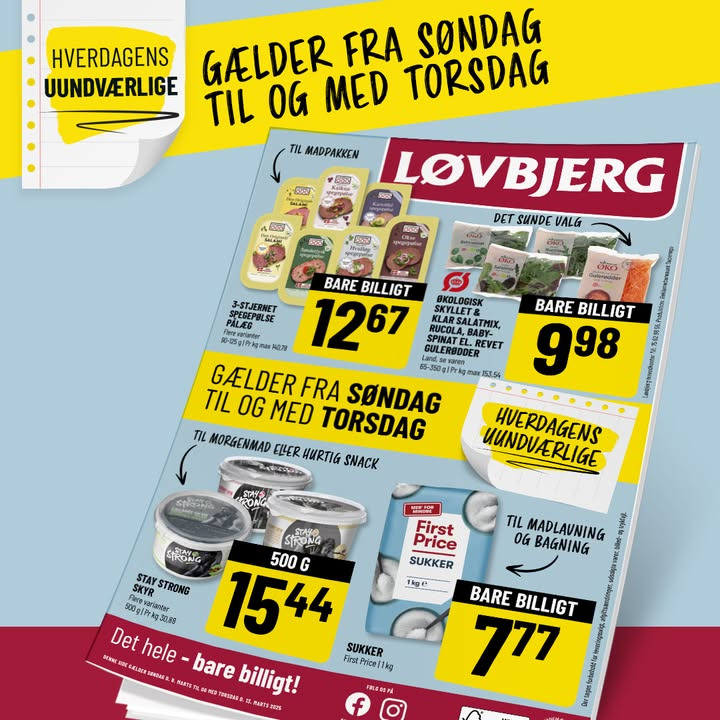 Løvbjerg Frederikshavn præsenterer hverdagens uundværlige tilbud på dagligvarer