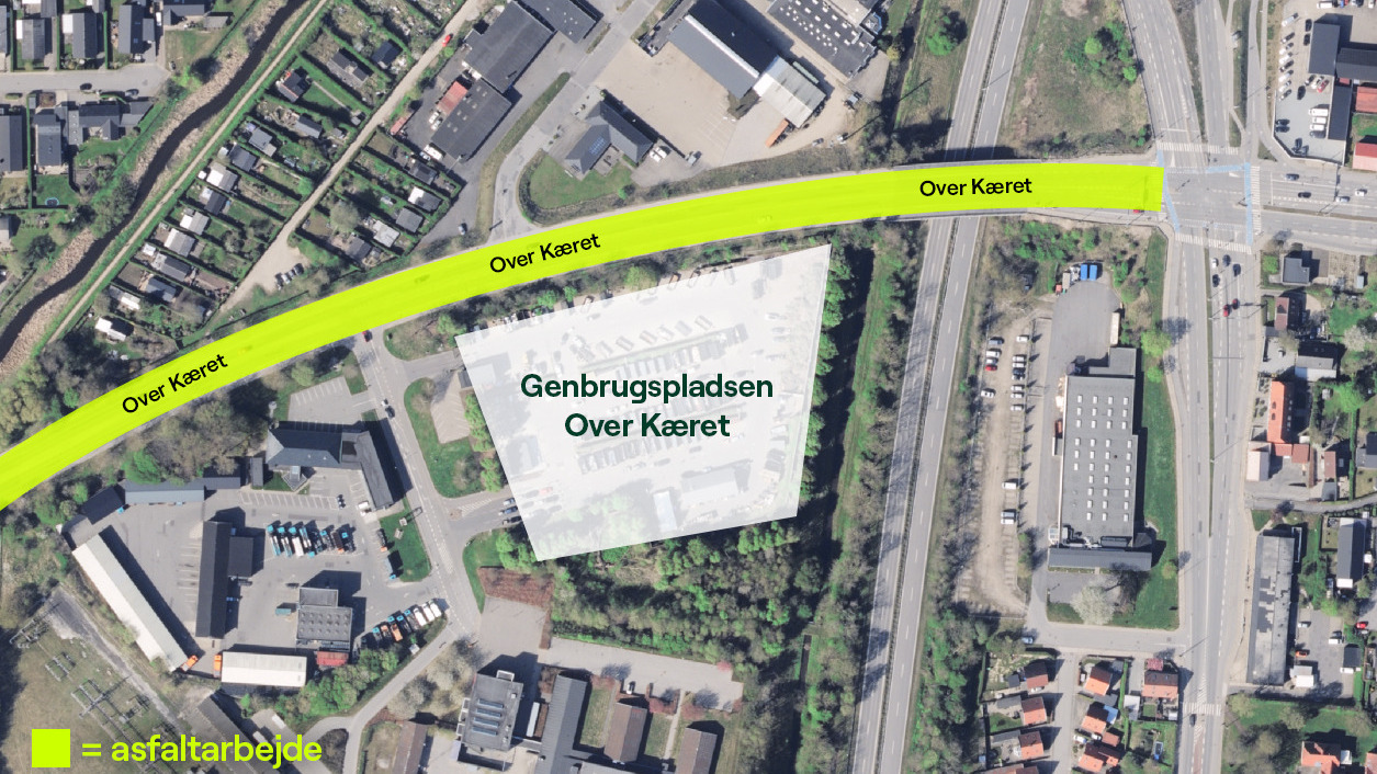 Genbrugspladsen Over Kæret i Aalborg holder lukket d. 10. til 21. august