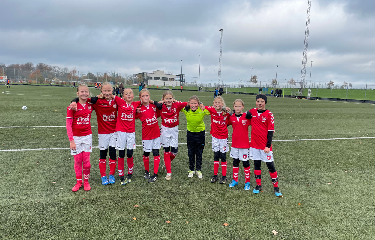 En sejr fyldt med pragtmål af Vejle Bs U12-Piger 