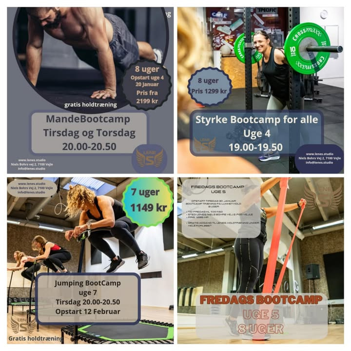 Opstart af nye bootcamps hos LeneS i januar og februar