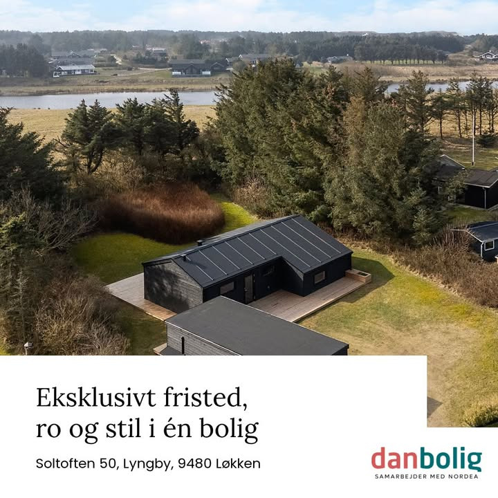 Danbolig Hjørring præsenterer moderne fritidsbolig i Løkken med natur og komfort