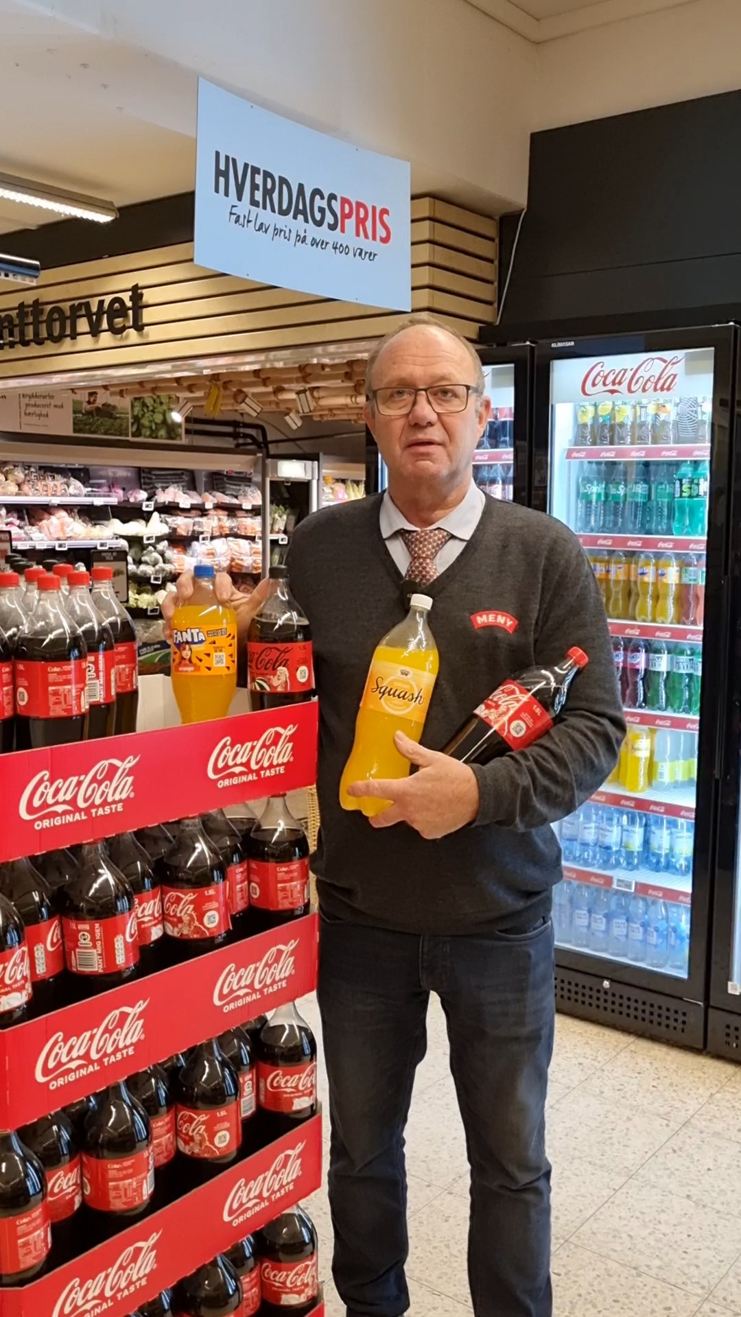 Meny Klarup tilbyder 1,5 liter sodavand til kun 16 kr.