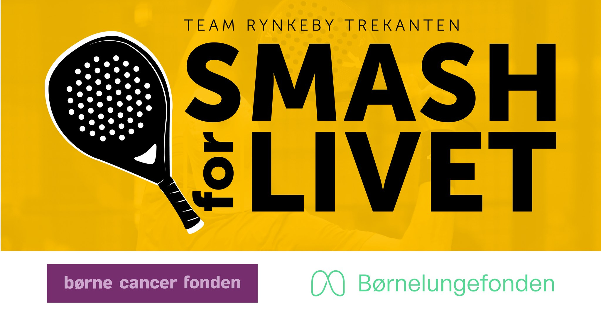 Lokale, virksomheder og sportsprofiler spiller padel for børn med kritisk sygdom