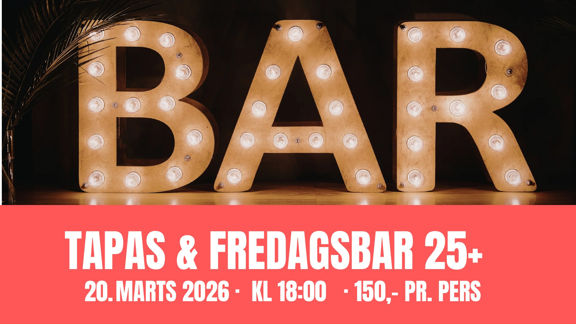Tapas og fredagsbar i Huset på Næsset