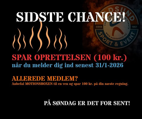 Sidste chance for vintertilbud hos Hadsund Sport og Event